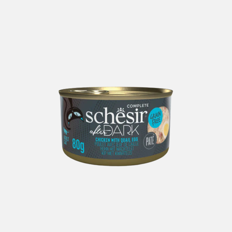 Schesir After Dark Bouillon Kip met Kwartelei in Bouillon 80g
