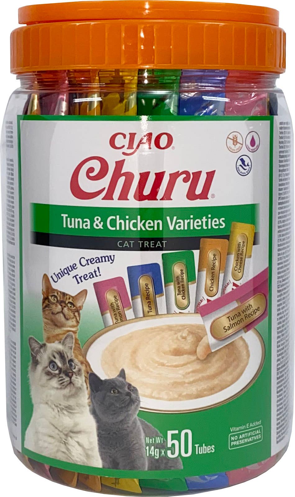 CIAO Churu Cat Multipack Tuna & Chicken pieces – MEOWY