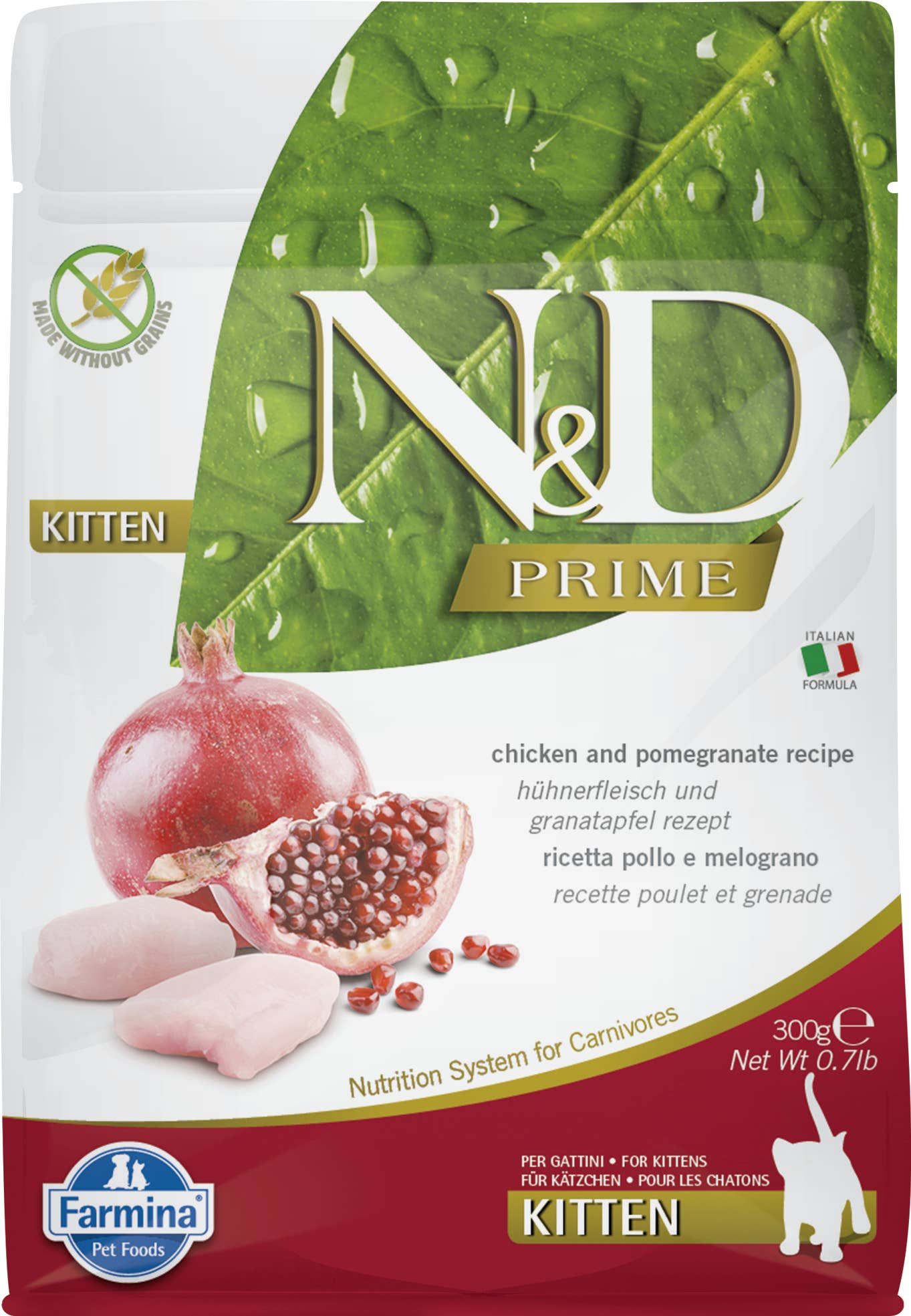 N&D Prime Kitten Kip 300 gr.