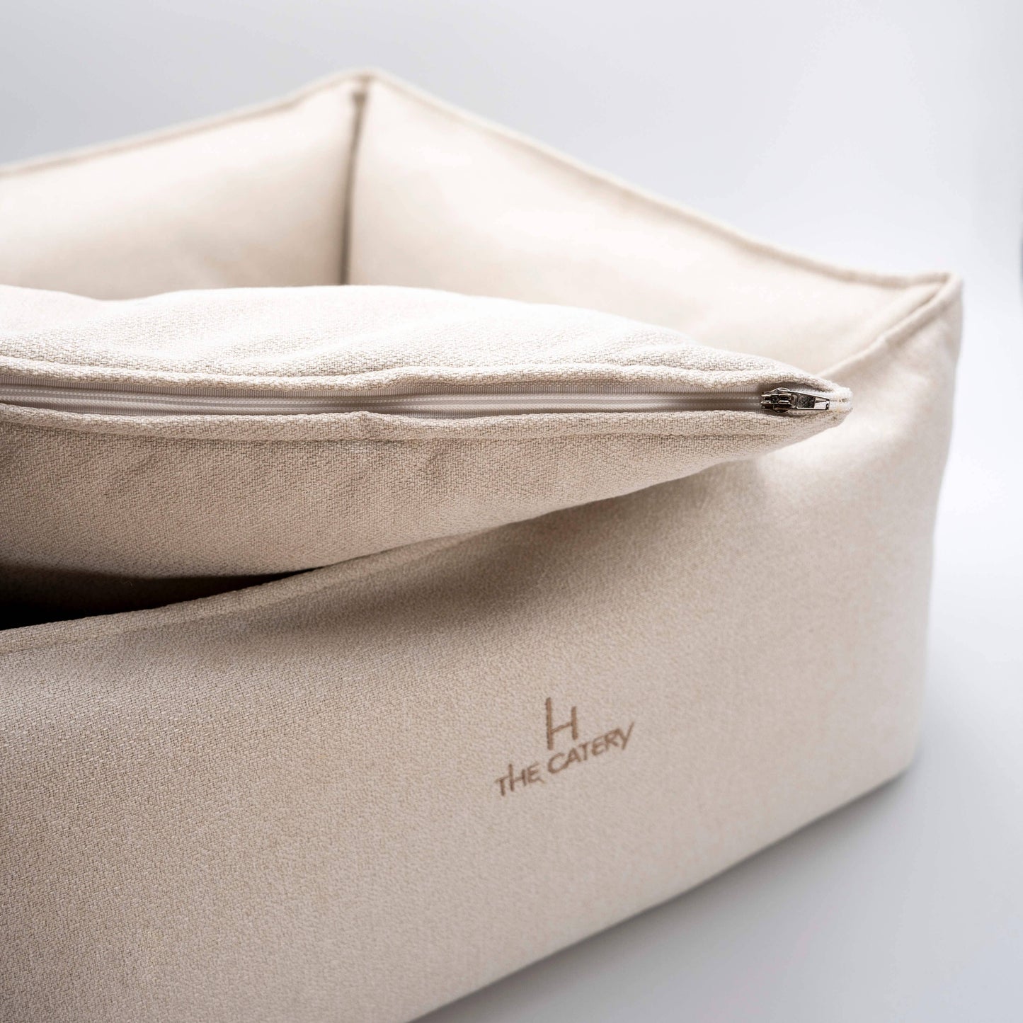 Meowy Luxe Loft Kattenmand Crème