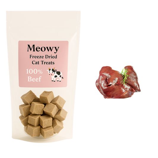 Meowy Freeze-dried Cat Snacks Beef Liver 20g