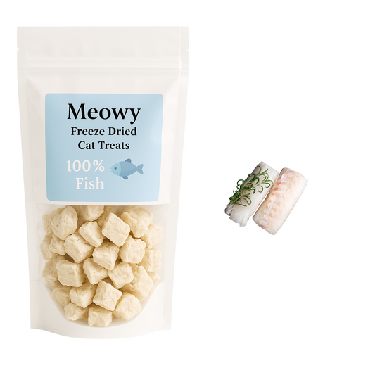 Meowy Freeze-dried Cat Snacks Cod 25g