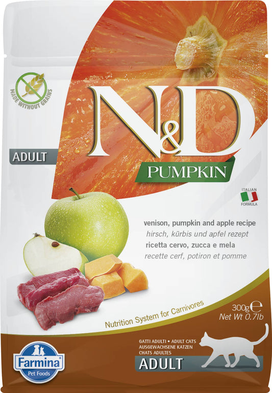 N&amp;D Pumpkin Venison for Cats 300 gr.