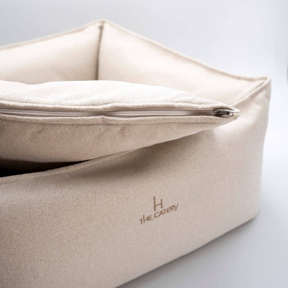 Meowy Luxury Loft Cat Bed Cream