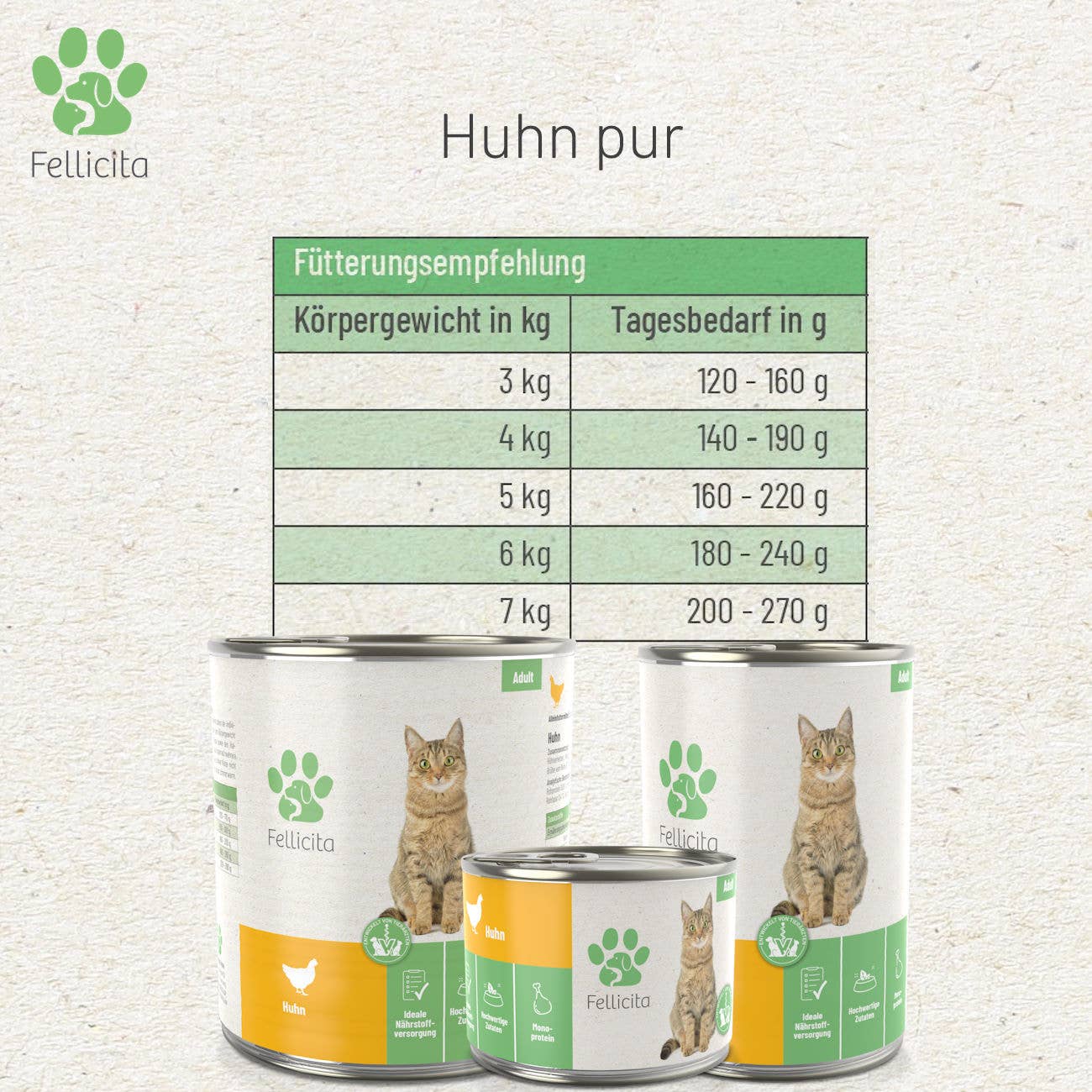 Fellicita - Chicken Pure - Premium Cat Wet Food 200 g