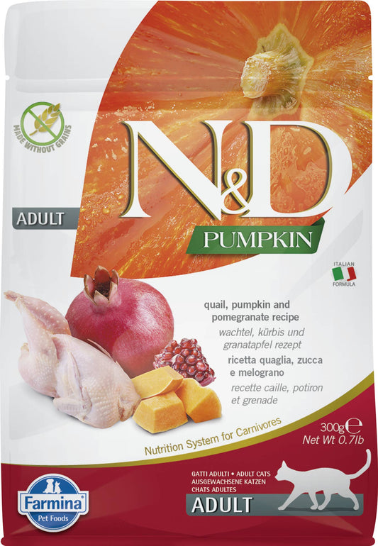 N&amp;D Pumpkin Cat Quail 300 gr.