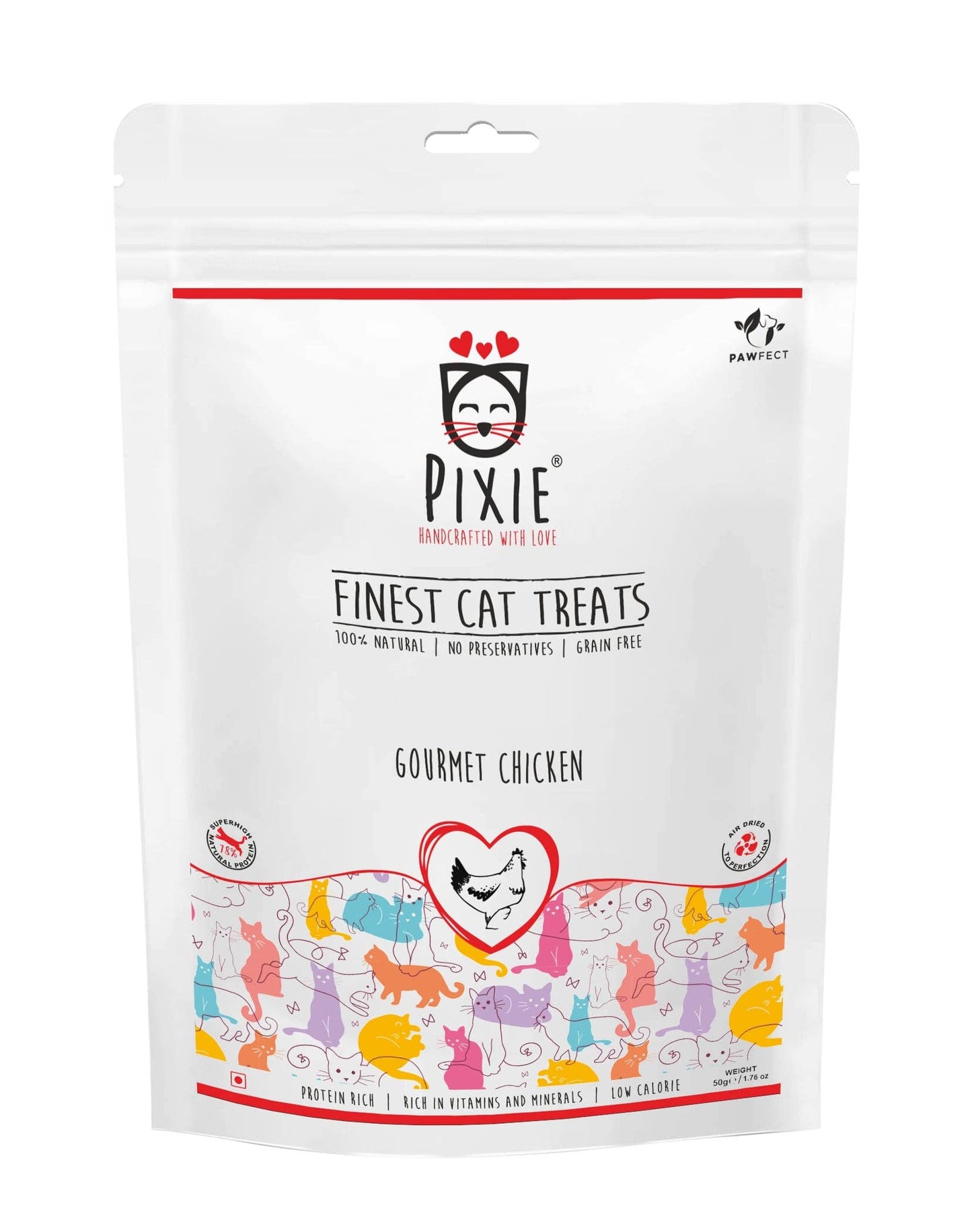 Pawfect PIXIE AIR-DRIED CAT SNACKS Chicken 50 gr.
